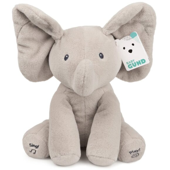 Baby GUND Animated Flappy the Elephant Plush, Singing Stuffed Animal Baby Toy - Picture 7 of 8